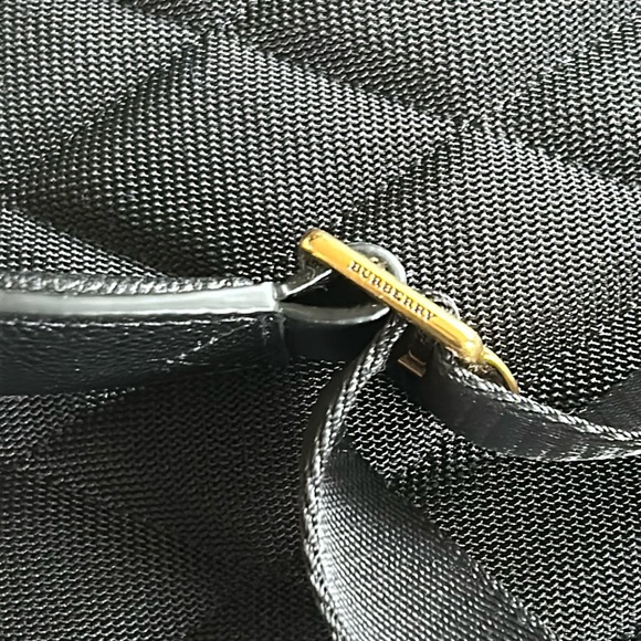 Burberry Aabbeydale check plaid leather unisex backpack - Picture 14 of 14